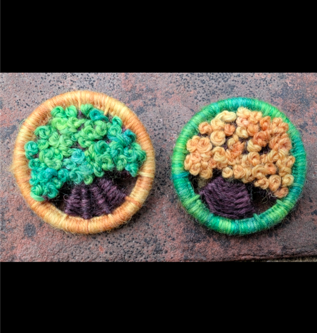 Dorset Button Jewellery Kit - Beech Tree Brooch