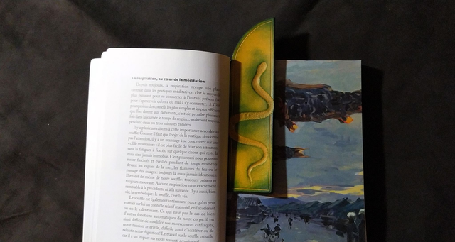 Marque page serpent