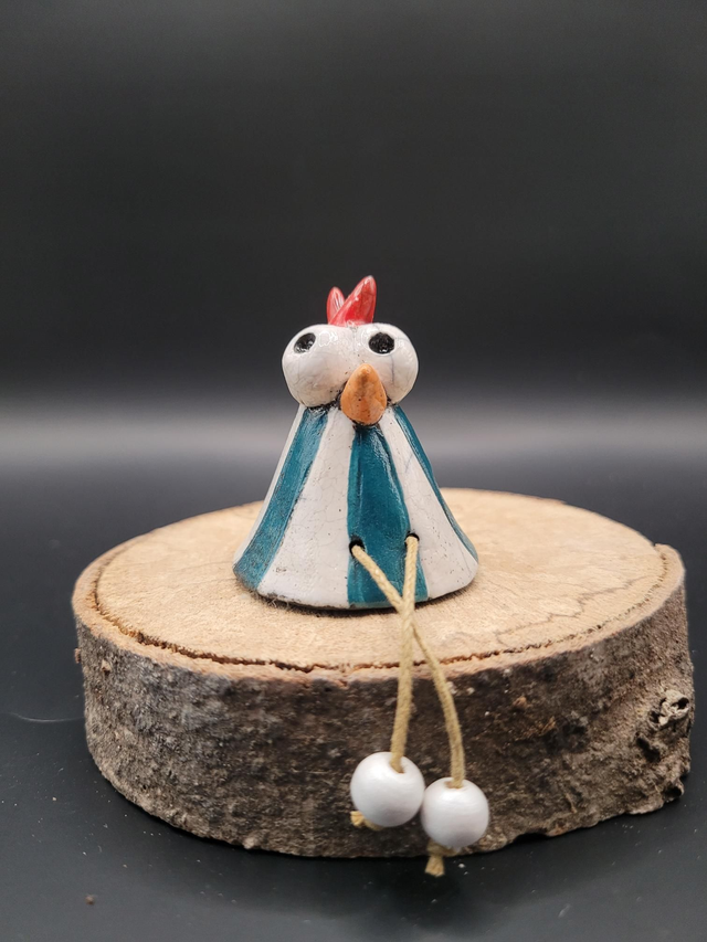 Poulette MARINETTE, céramique, artisanale, pièce unique