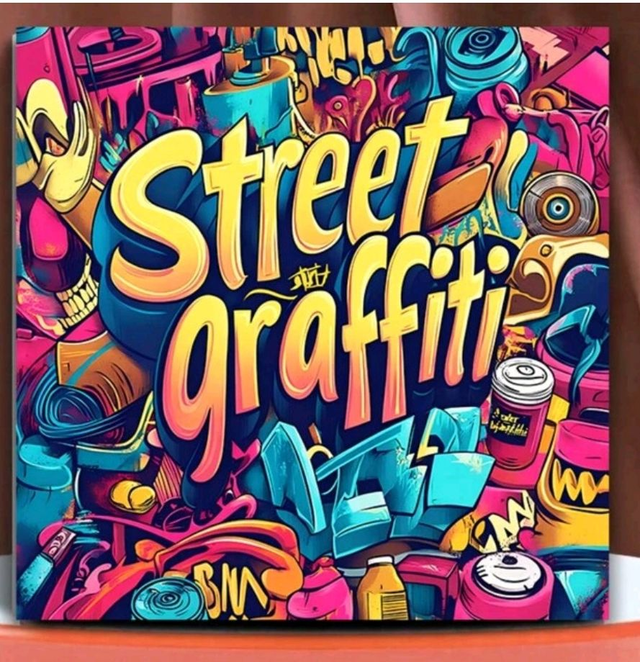 Värviraamat Street Graffity