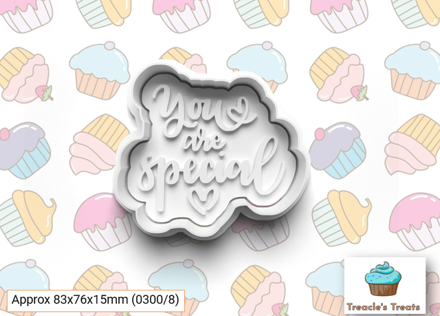 You are special Fondant/cookie stamp with cutter