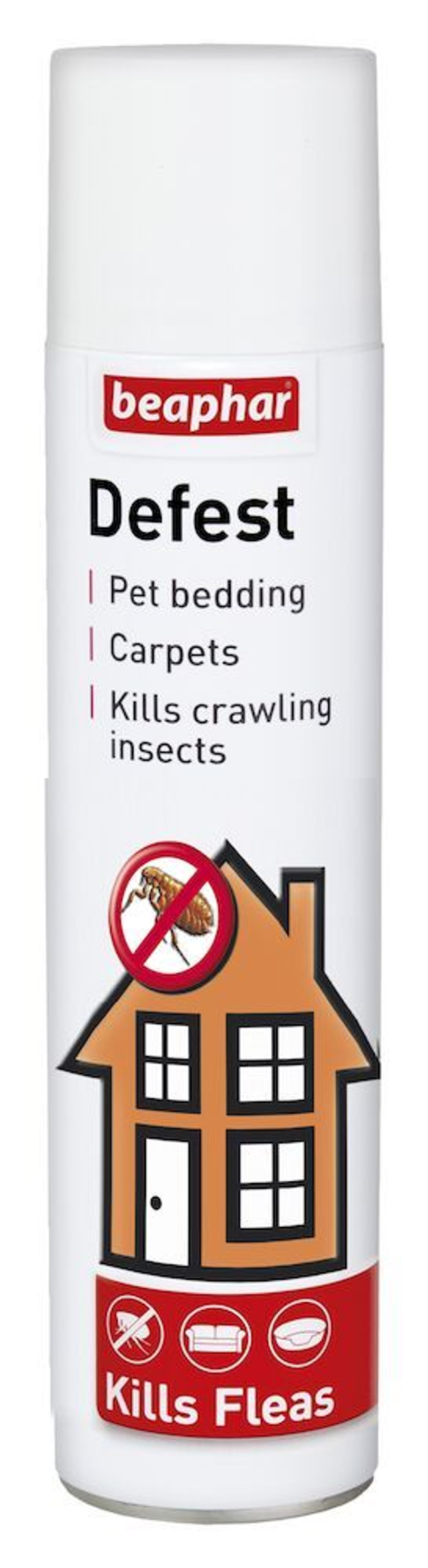 Beaphar Defest Household Flea Spray for Cats &amp; Dogs, Pet Bedding &amp; Kills Crawling Insects 400ml