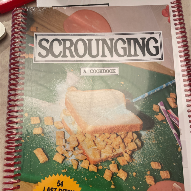 scrounging a cookbook