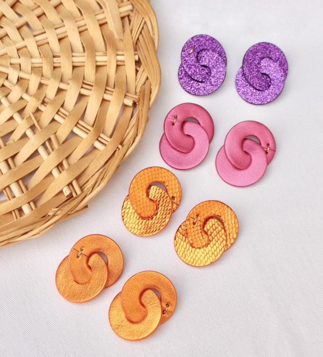 Billy • orange métallisé serpent