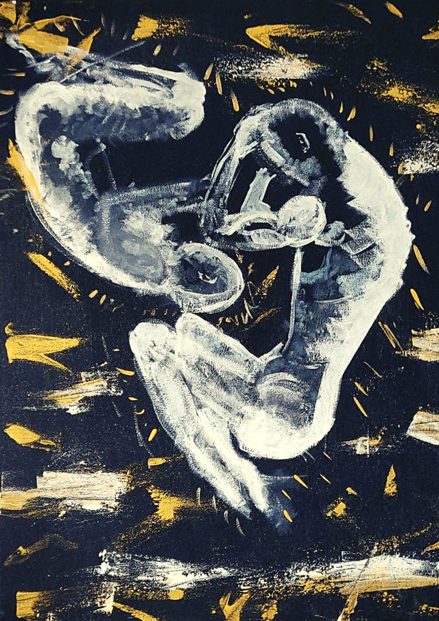 La Génèse Peinture 50x60