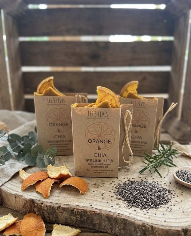 Savon Orange &amp; Huile de Chia 