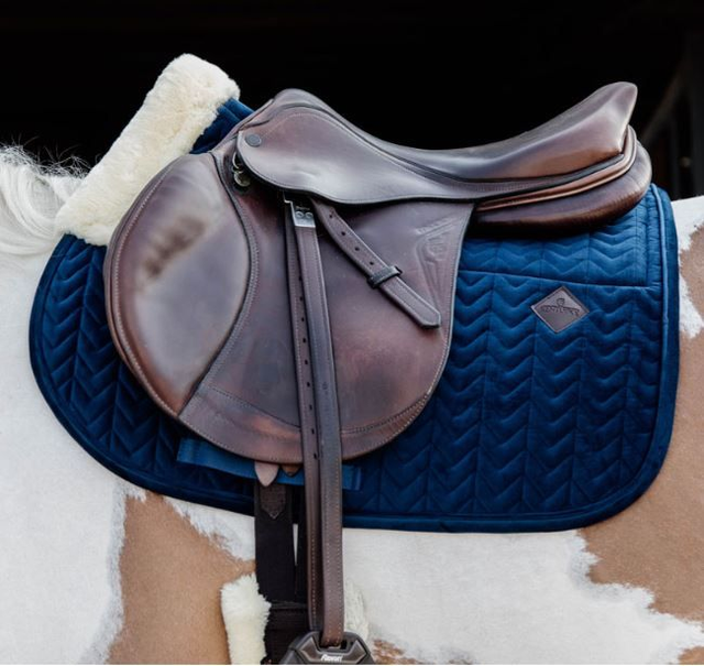 Kentucky Horsewear Skin Friendly Velvet Jumping Saddle Pad