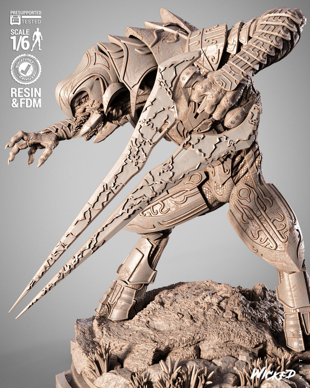Statue HALO COVENANT THE ARBITER série GAMING/MOVIE