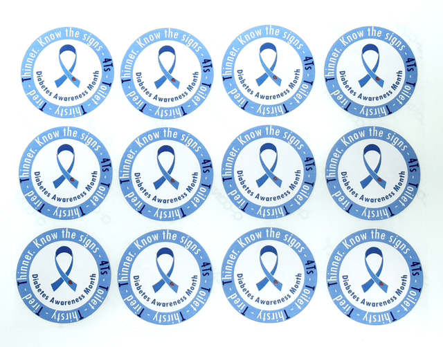4TS Diabetes Awareness Stickers 