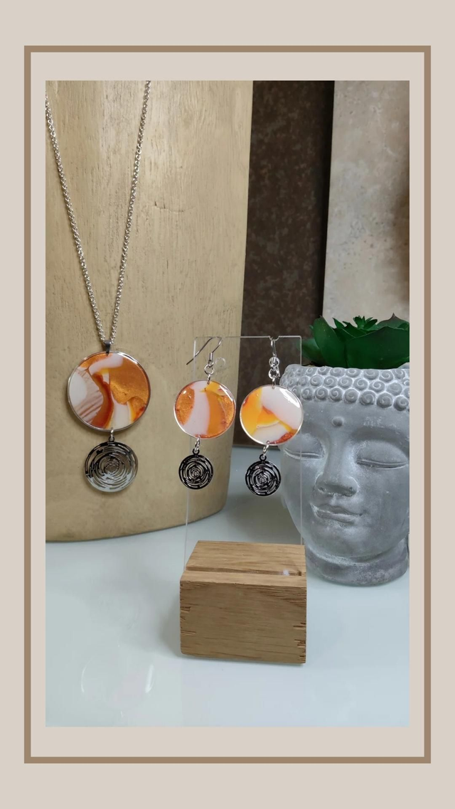 Parure sunset pop double rond 