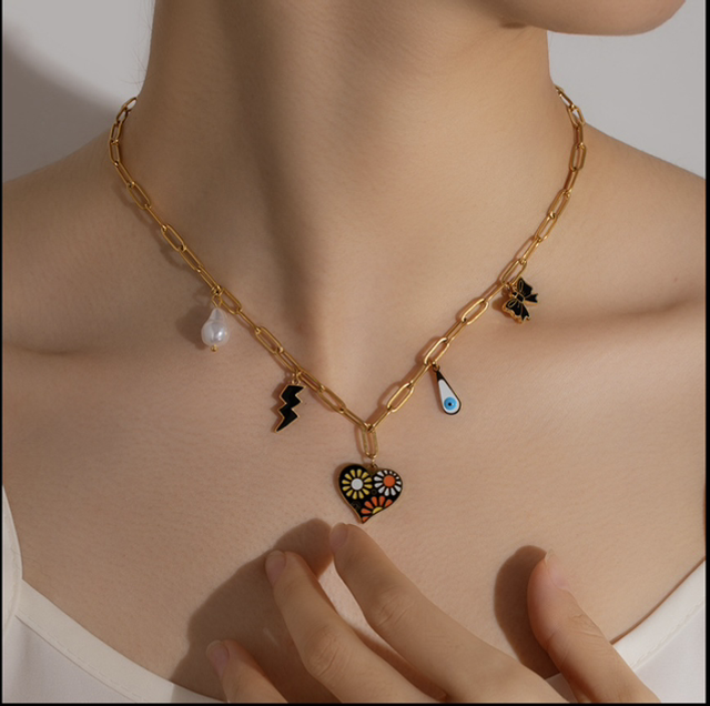 Collier breloques Ivana 