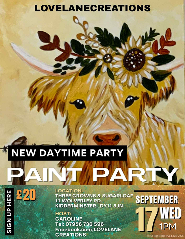 Paint Party - Kidderminster