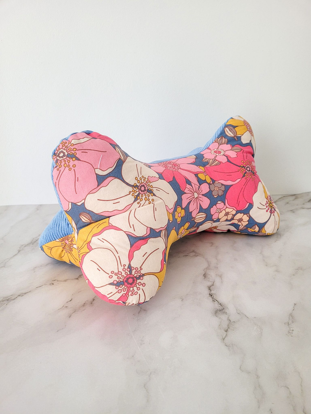 Coussin de lecture velours Bleu doux