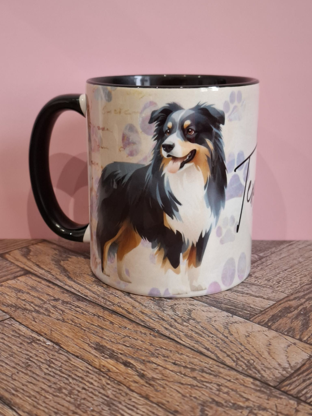 Collection Pastel Mug noir berger australien personnalisable