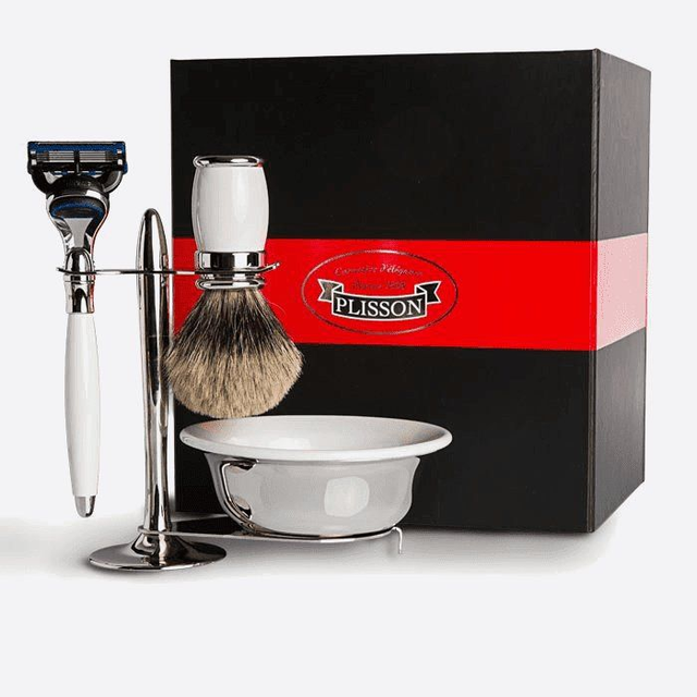 Set di lusso - Lacca bianca e palladio