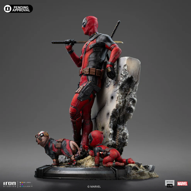 Deadpool - DEADPOOL &amp; WOLVERINE - Art Scale 1/10 - Iron Studios