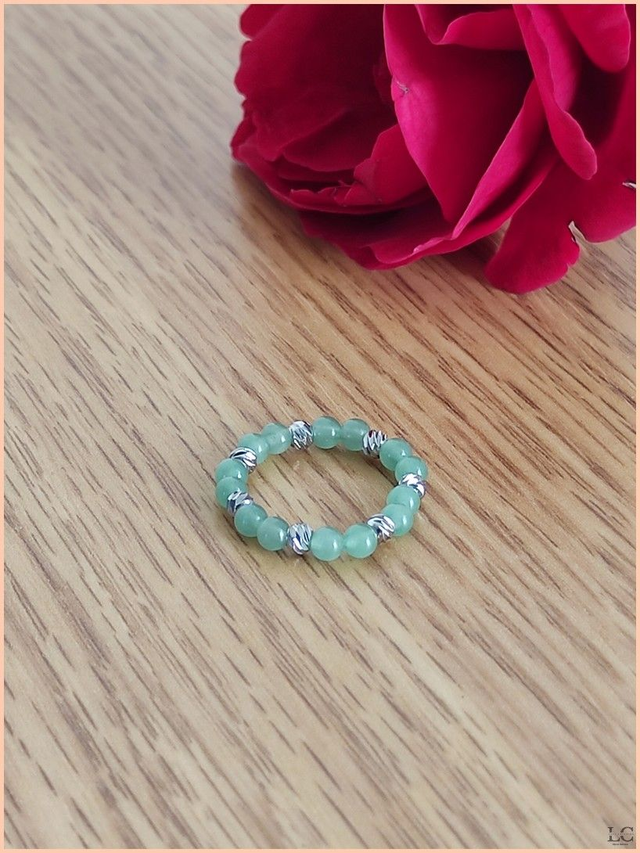 2. Bague, pierre naturelle - Aventurine