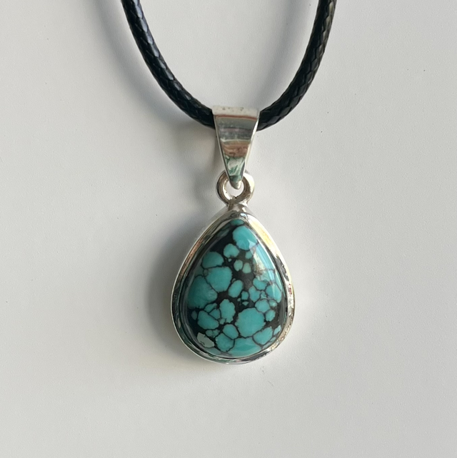 Pendentif en argent et Turquoise