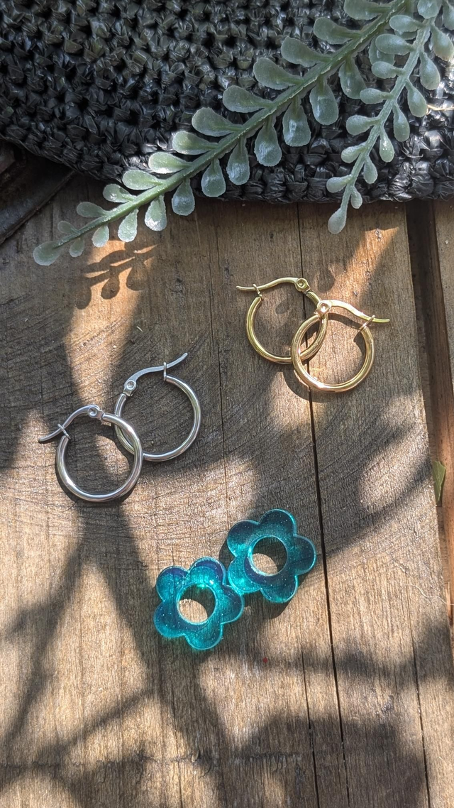 Boucles d&#039;oreilles fleurs