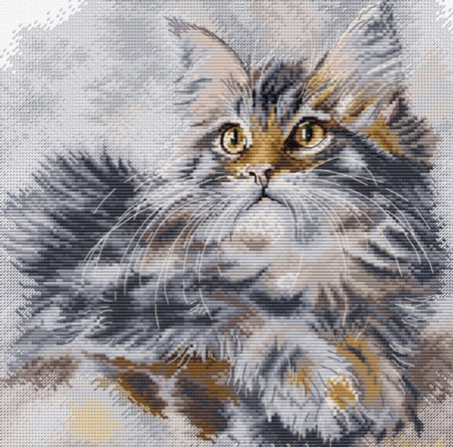 The Proud Cat - Cross Stitch Kit