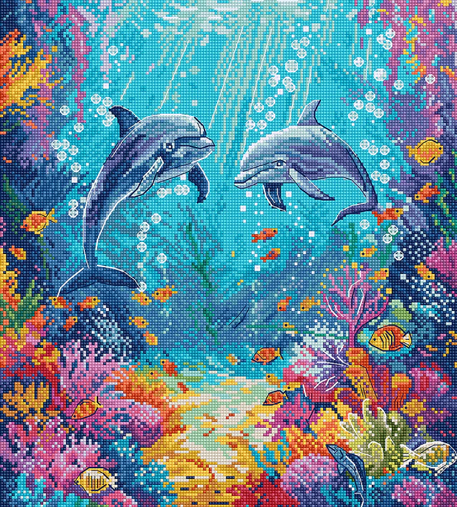 Sea Life Cross Stitch Kit - Letistitch