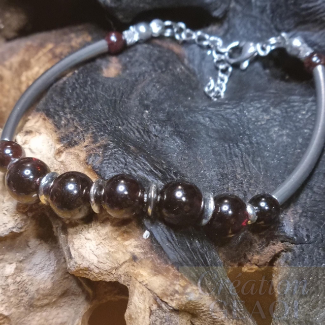 Jumelle élégante Grenat