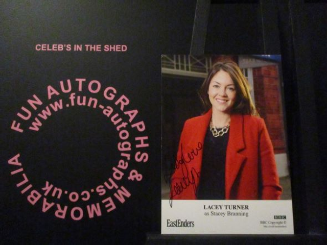 Lacey Turner (Stacey Branning) Authentic Autographed EastEnders 6x4 Cast Card