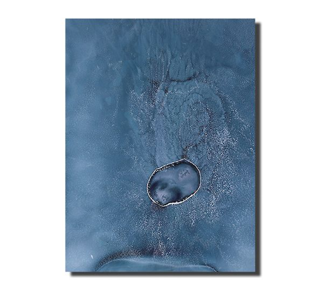 04 Abstract - Portrait Of Hardened Blue Paint, 2005.