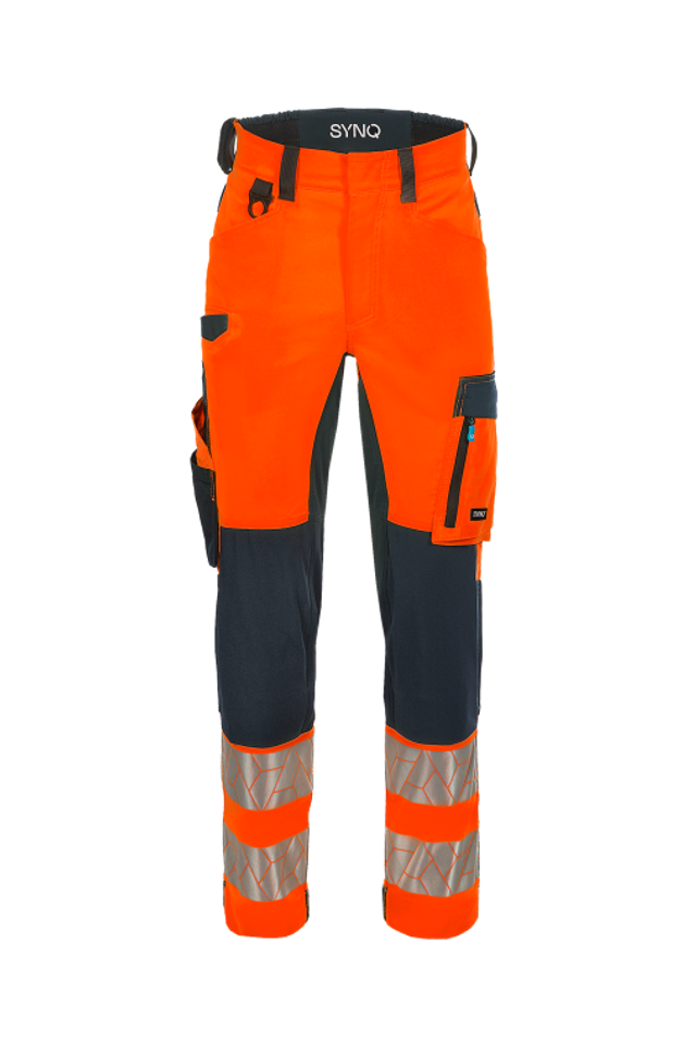 1A. SYNQ Warnschutz-Bundhose Orange Nopaque