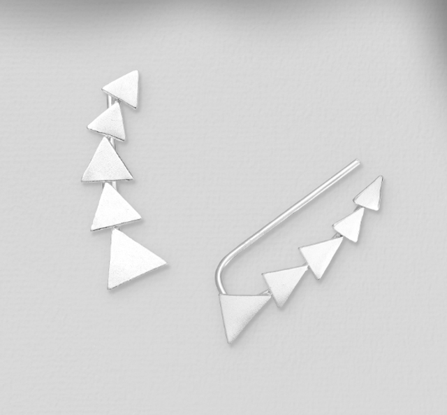 Triangle Ear Climbers