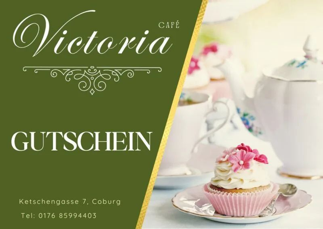 Gutschein Café Victoria zum selber drucken