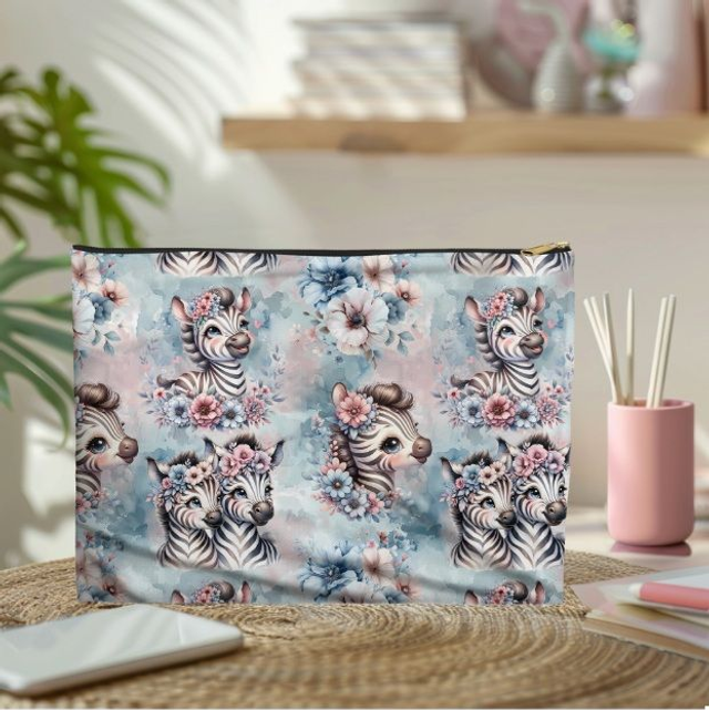 Pochette/trousse Zèbre 