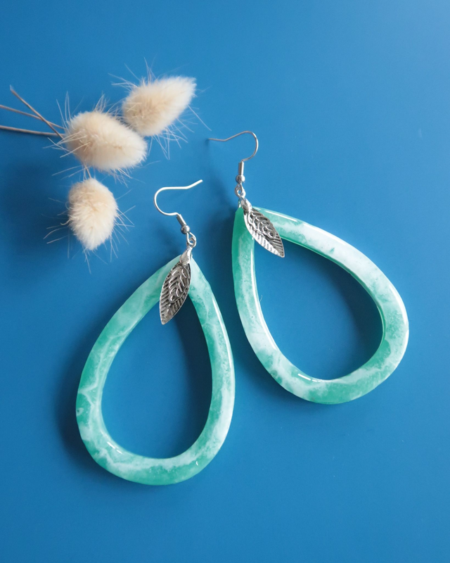 Boucles d'oreilles Lagon idyllique | BO47