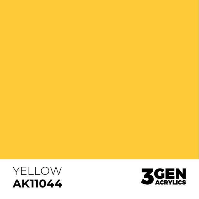 3rd Gen. Acrylics 44 Yellow