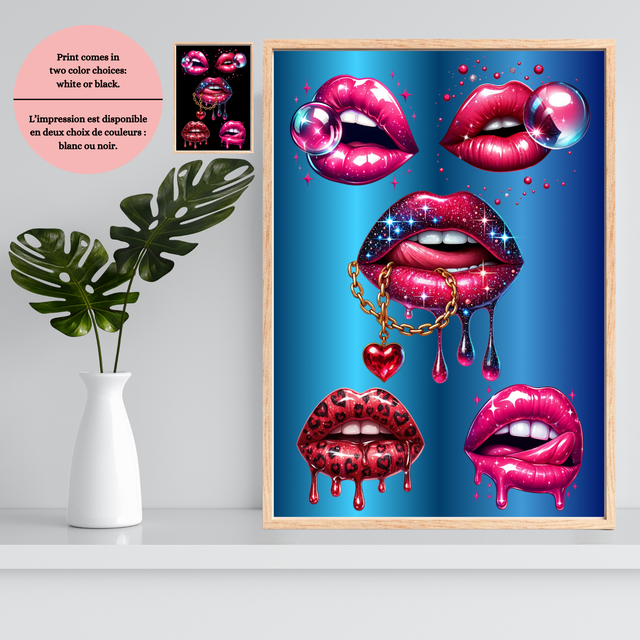 Lèvres Bubble Glam — Fun Pop & Charme Sauvage