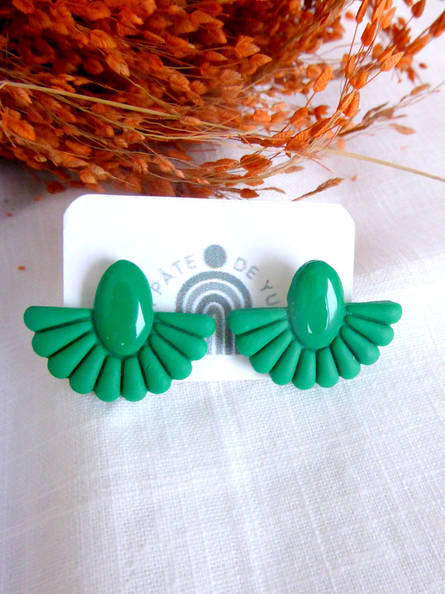 Puces éventails vertes- Nuit dorée