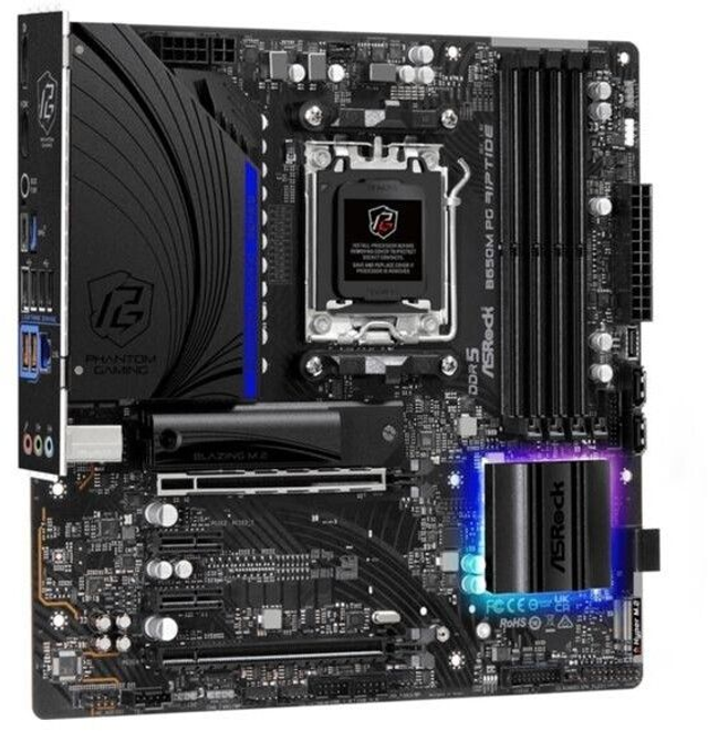 02.2.0049 – Scheda Madre ASRock B650M PG Riptide AM5 – Micro‑ATX gaming per Ryzen 7000