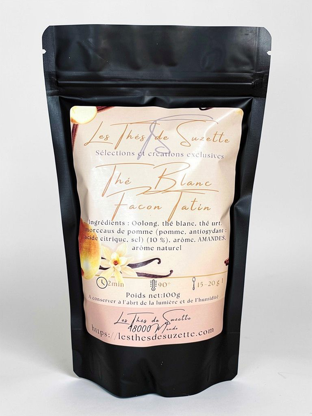 Thé Blanc Façon Tatin - Oolong, thé blanc et vert, pommes