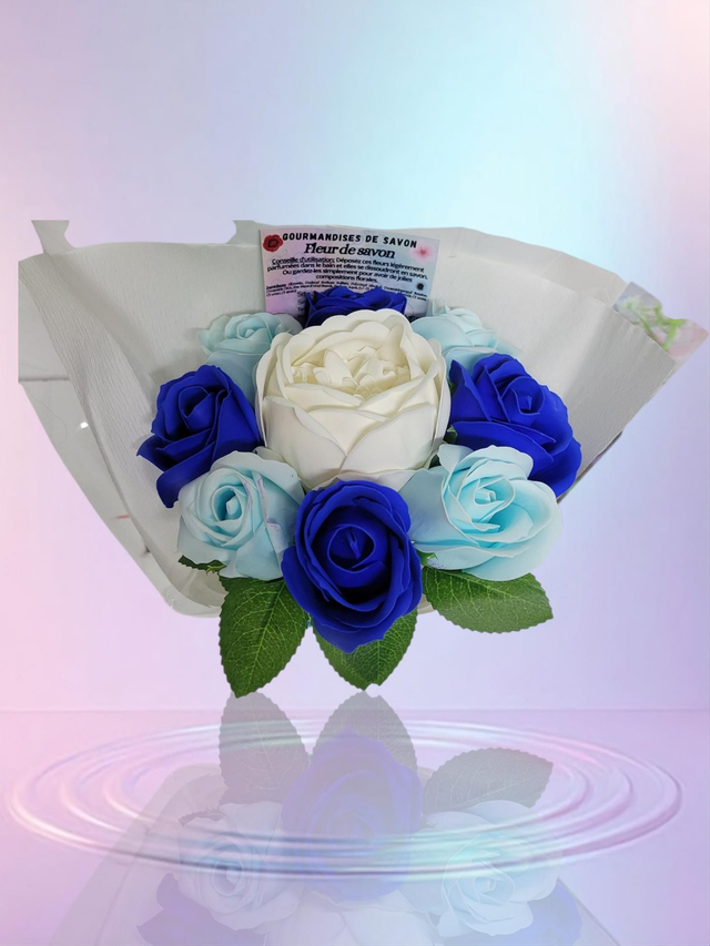 Bouquet fleurs de savon 