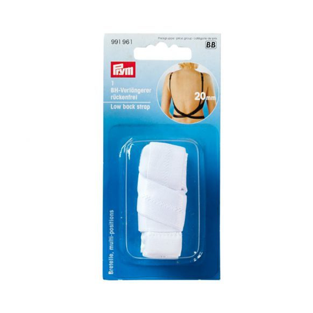Prym BH bretellen rugvrij 20 mm wit (991961)