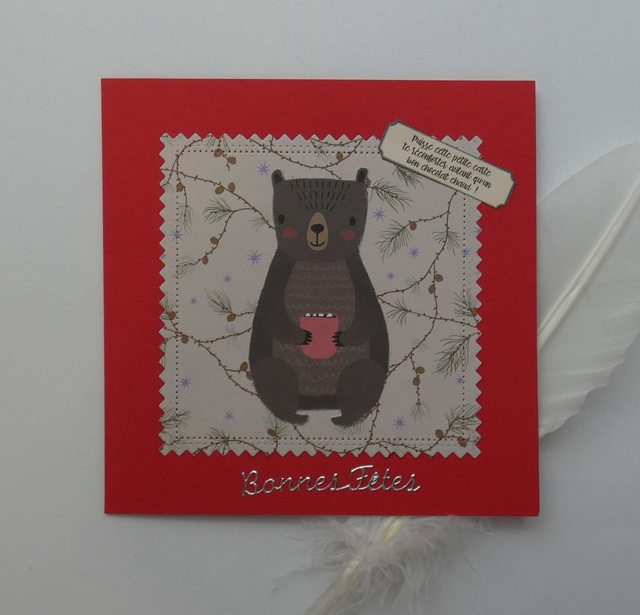 Bonnes fêtes avec l'ours