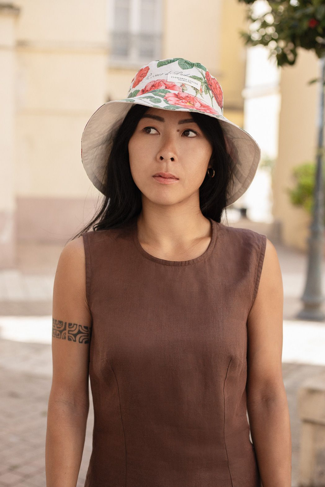 Chapeau fleuri