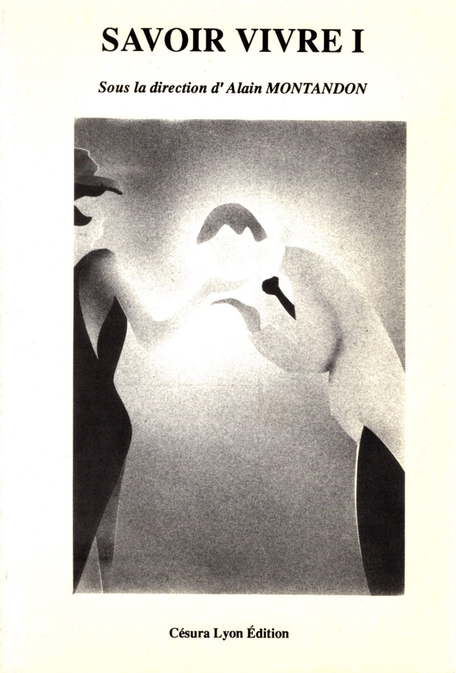 Savoir Vivre Sous la direction de Alain Montandon