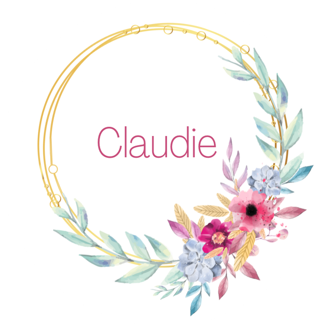 Lot de stickers papier &quot;Claudie&quot; - Personnalisable
