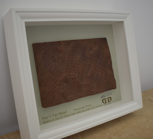 Pen-Y-Fan relief Map