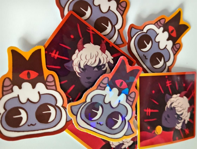 Cult of the Lamb stickers