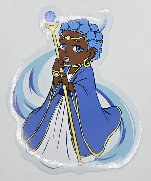 Magical Girl Blue 10x10cm