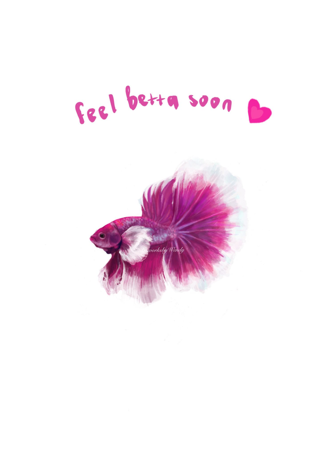 Betta Fish- Pink
