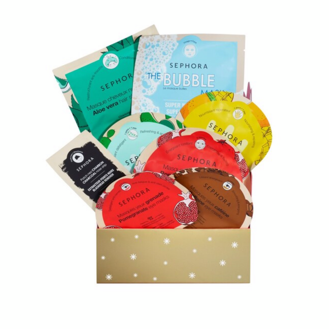 Coffret De 8 Masques Visage &amp; Corps By Sephora Holiday Vibes