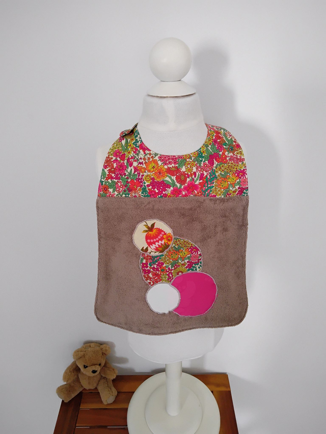 Bavoir Liberty Fleuri